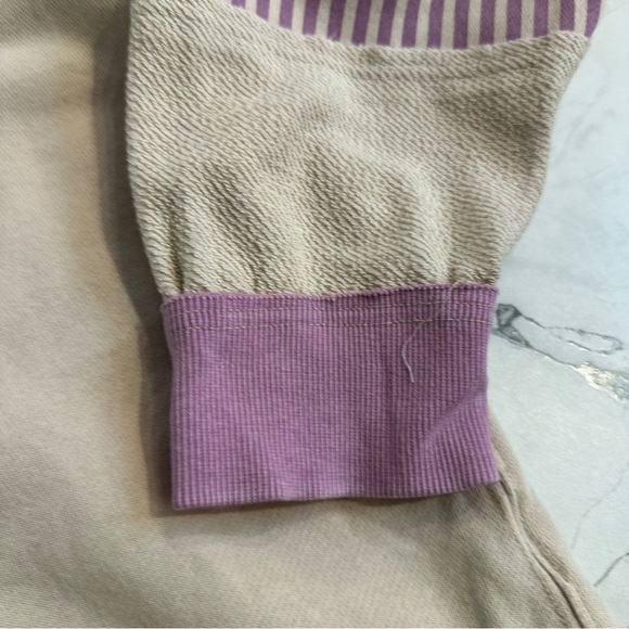 Free People | L | purple and off white Clean Prep Polo - Picture 13 of 13